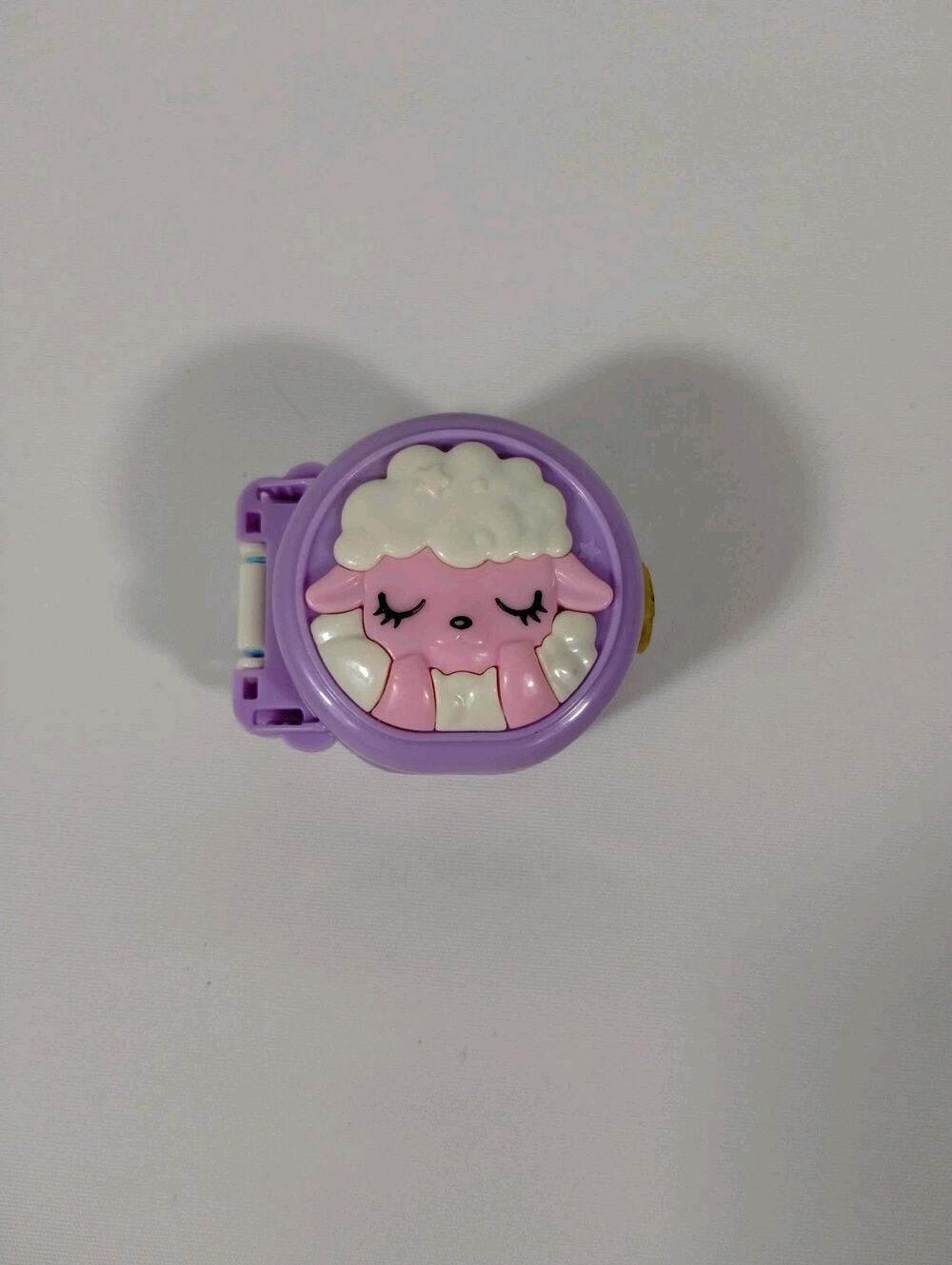 2021 Polly Pocket Sleepy Pets Pajama Party Compact Sheep Girl Miniature